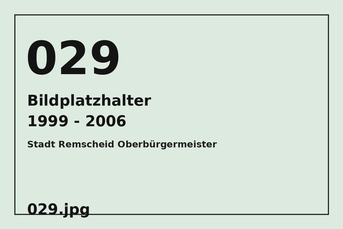 Bildplatzhalter 029.jpg für Stadt Remscheid Oberbürgermeister