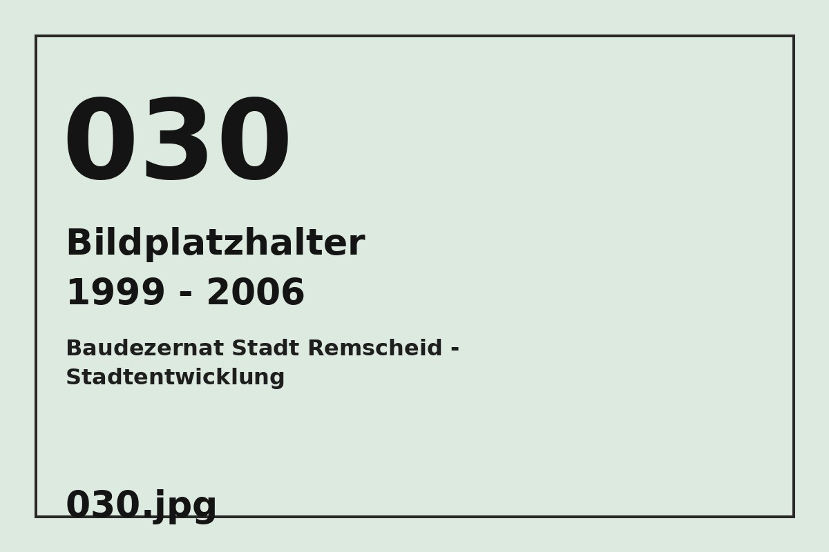 Bildplatzhalter 030.jpg für Baudezernat Stadt Remscheid - Stadtentwicklung