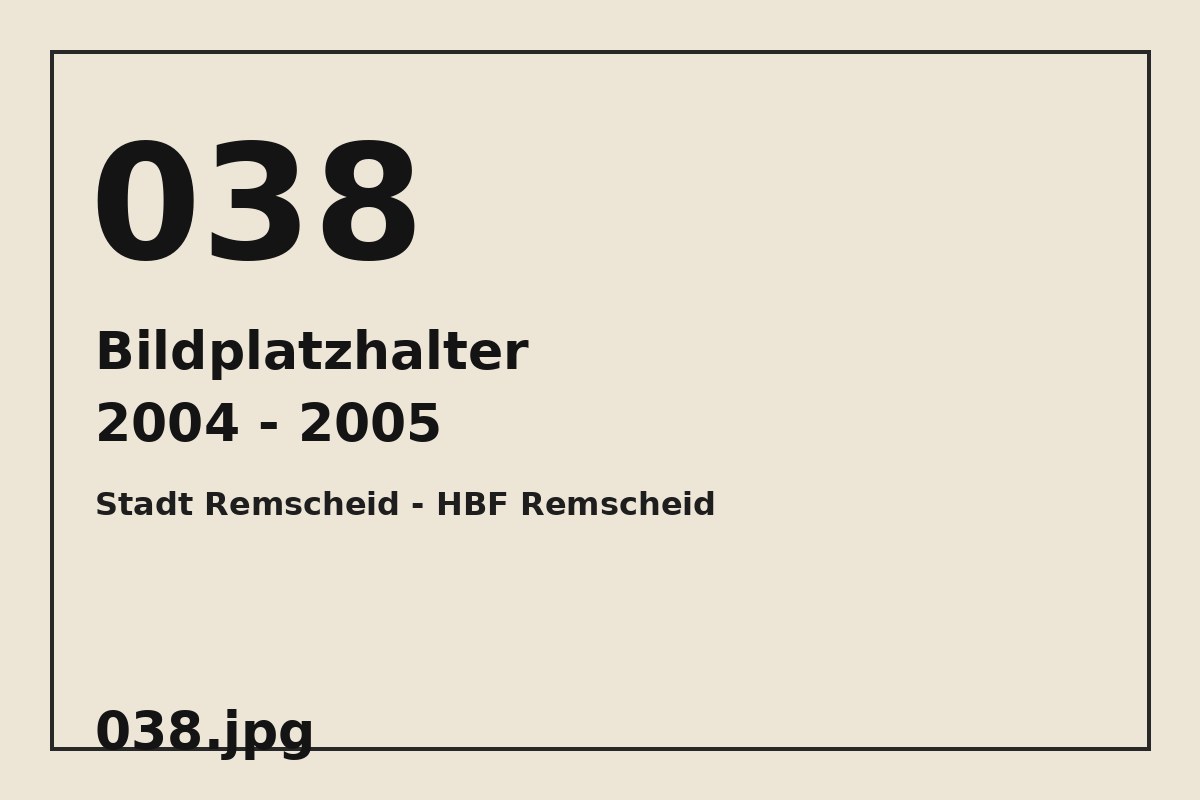 Bildplatzhalter 038.jpg für Stadt Remscheid - HBF Remscheid