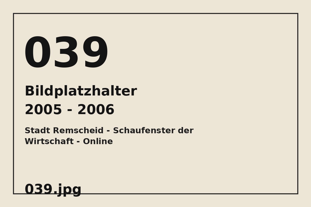 Bildplatzhalter 039.jpg für Stadt Remscheid - Schaufenster der Wirtschaft - Online