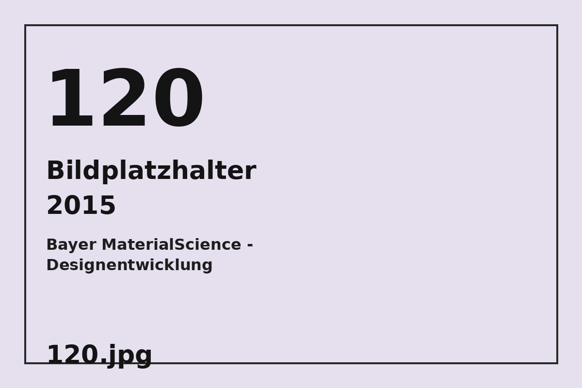 Bildplatzhalter 120.jpg für Bayer MaterialScience - Designentwicklung