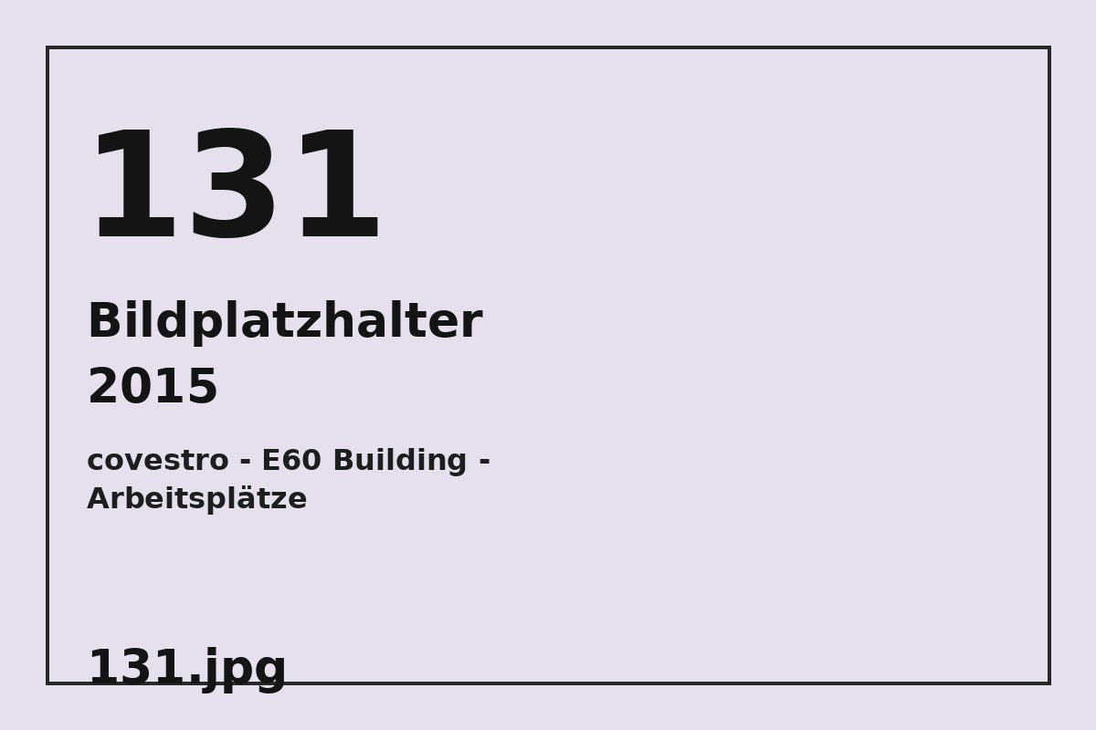 Bildplatzhalter 131.jpg für covestro - E60 Building - Arbeitsplätze
