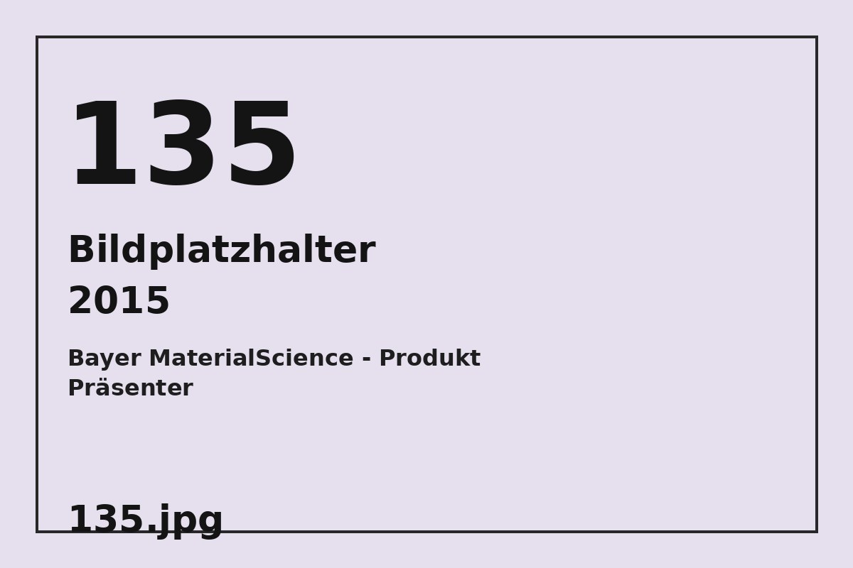 Bildplatzhalter 135.jpg für Bayer MaterialScience - Produkt Präsenter