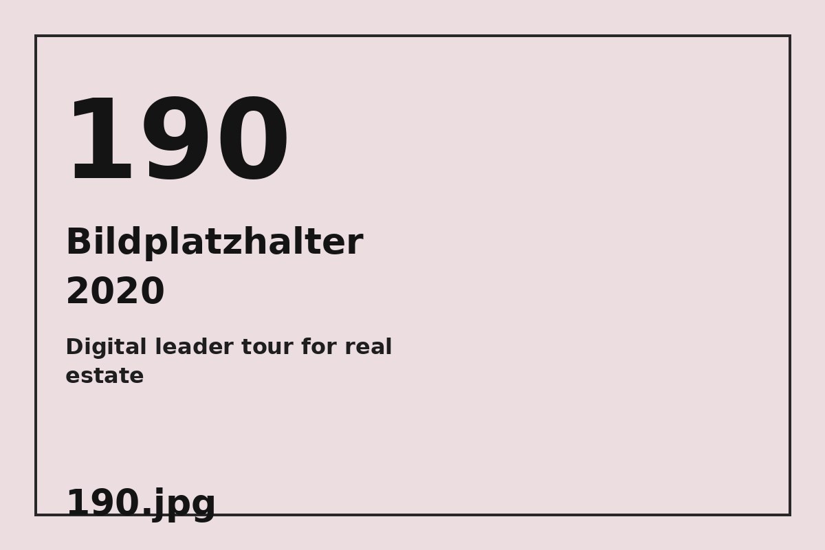 Bildplatzhalter 190.jpg für Digital leader tour for real estate