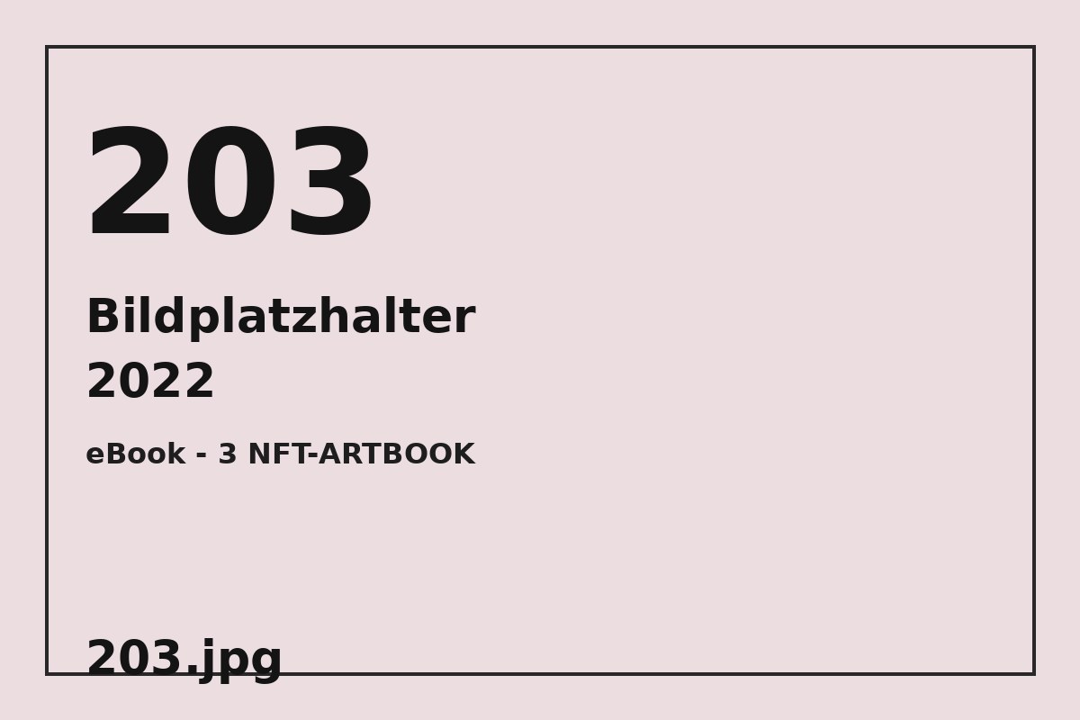 Bildplatzhalter 203.jpg für eBook - 3 NFT-ARTBOOK